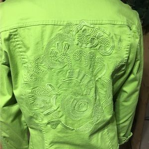 Chico’s Green Jacket